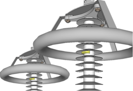 Wireless-temperature-sensor-on-station-class-arrester-surface