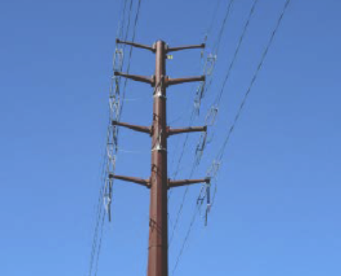 138-kV-line-with-insulator-supported-arresters