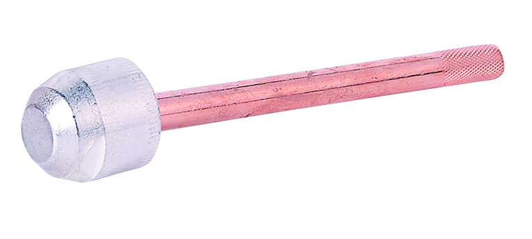 Copper arc-shortening rod