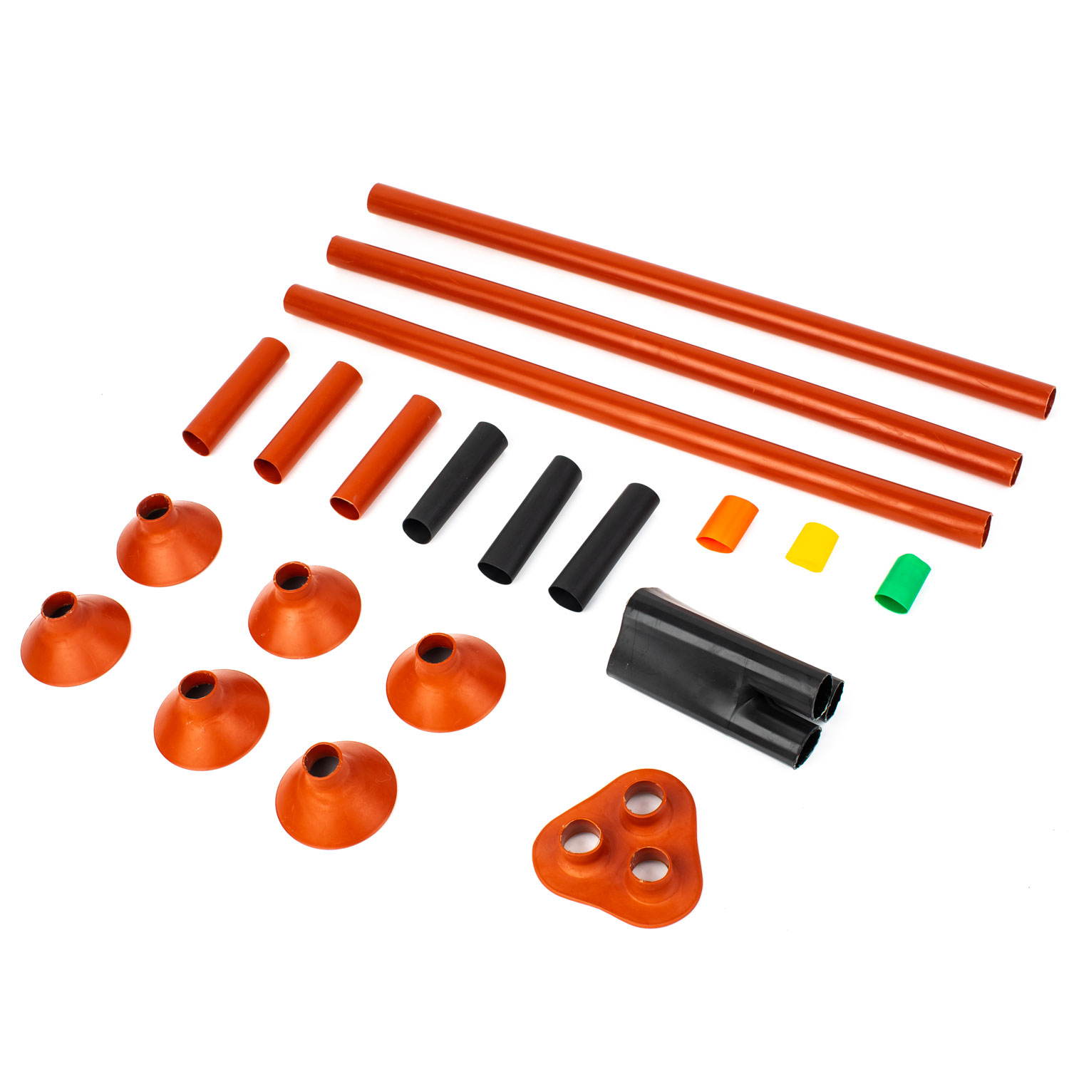 Heat Shrinkable Three Core Cable Accessories for Cable Kits