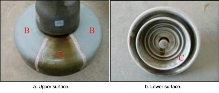 Division-of-insulator-surface